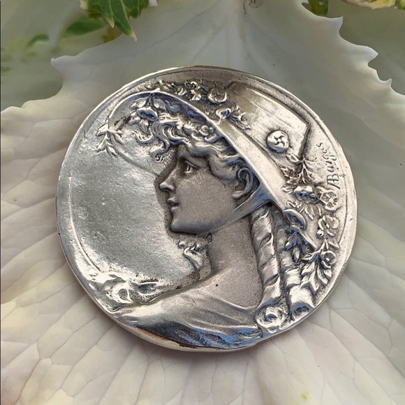 Vintage Sterling Silver Armand Bargas Pendant/Pin